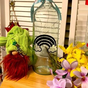 Rainbow 🌈 wine bottle Lantern